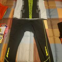 Completo ciclismo con salopette tg.L