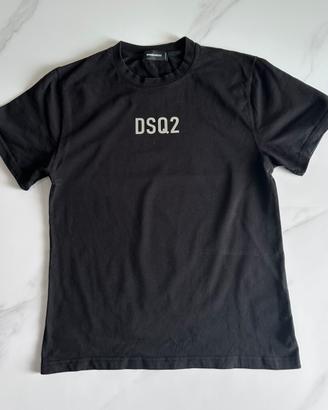 maglietta nera dsquared 2