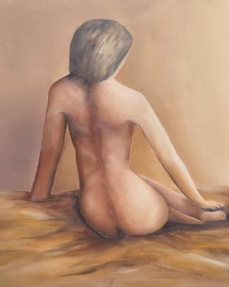 Nudo olio su tela