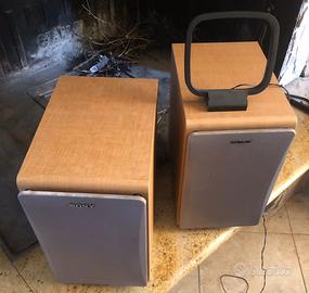 Sony compatto+Casse+Telecomando e vario