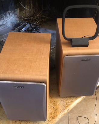 Sony compatto+Casse+Telecomando e vario