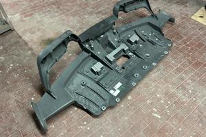 Deflettore diffusore posteriore ferrari 488 pista