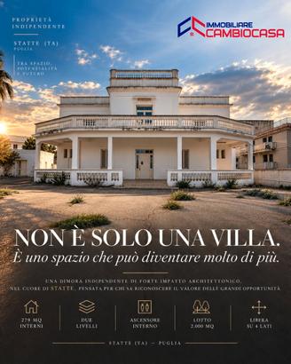 Statte - villa su 2 livelli