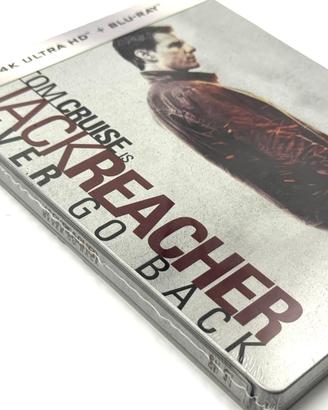 JACK REACHER Never Go Back - 4K Steelbook 2 dischi