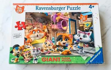 Puzzle Giant 44 Gatti Ravensburger 60 Pezzi69x49cm