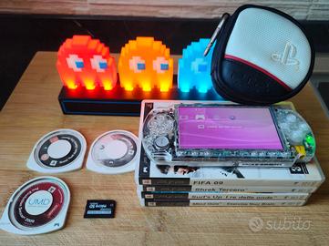 Psp trasparente con giochi