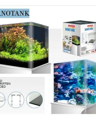 Acquario KIT COMPLETO nanotank cube