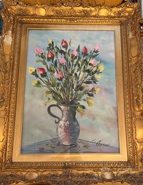 Quadro Teresio Pastorino Vaso di fiori