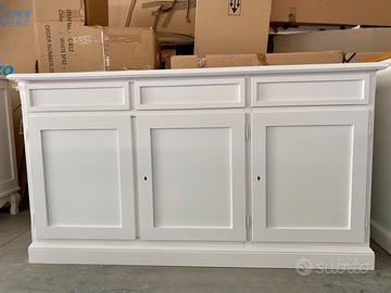 NUOVA CREDENZA 3 ANTE DI VERO LEGNO, VARI COLORI