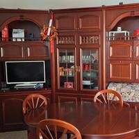 parete attrezzata in ciliegio, sala da pranzo 