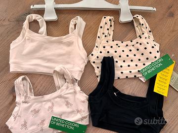 Stick 4 top bambina Benetton 120/130 nuovi
