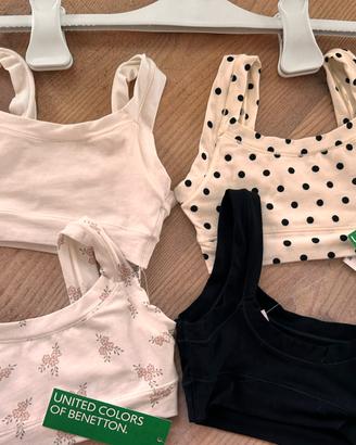 Stick 4 top bambina Benetton 120/130 nuovi