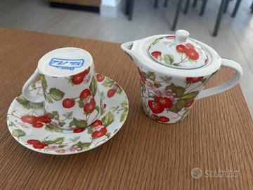 Set tazzina caffè e porta latte - Villa d’este