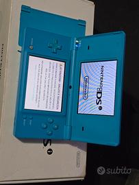 Nintendo DS Azzurro con Scatola + 2 Giochi – Ottim