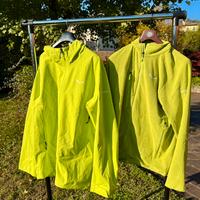 Completo Salewa: impermeabile + pile XXL