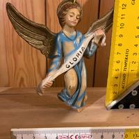 Statua Presepe Vintage in Resina - Angelo h. 13 cm