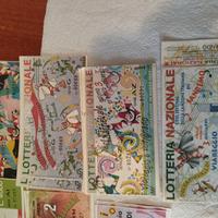 biglietti lotteria vari anni