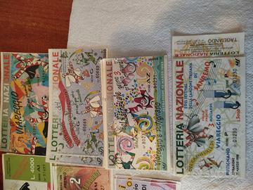 biglietti lotteria vari anni