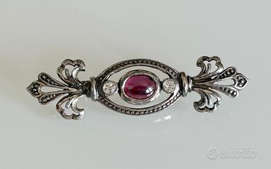 Spilla in argento vintage anni ’60