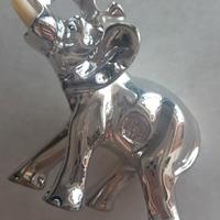 Piccola statuetta Elefante argento 
