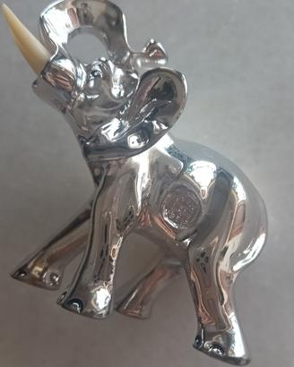 Piccola statuetta Elefante argento 
