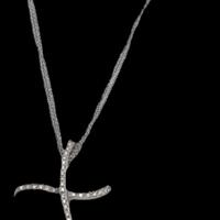 COLLANA ORO CON CROCE DIAMANTI