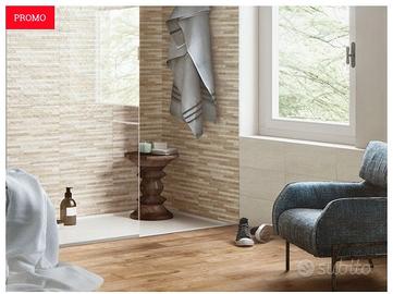 Piastrelle Rieti Beige Chiaro 20X45  Travertino