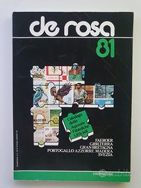 Catalogo De Rosa 1981, francobolli 7 Stati Europei