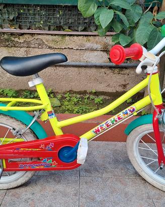 bicicletta 14 per bambini come nuova 