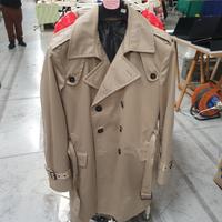 Cappotto doppiopetto beige uomo taglia 52