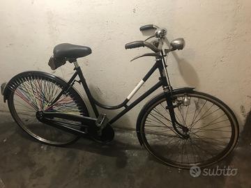 Bicicletta da donna freni a bacchetta 60-70