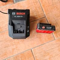 Batteria per utensili Bosch più carica batteria