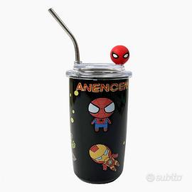 bicchiere spiderman 