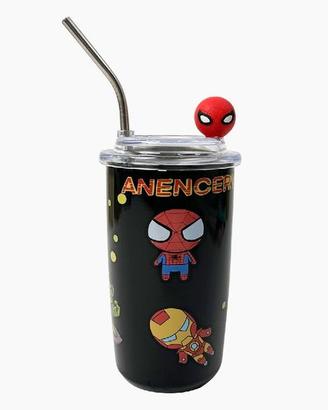 bicchiere spiderman 