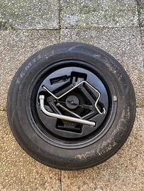 Kit Ruota Scorta 15 Fiat Punto + Crick e Attrezzi