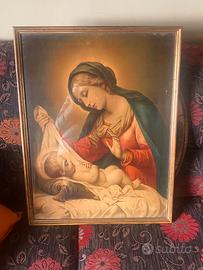 Quadro raffigurante la Madonna con il Bambino