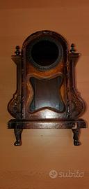 Cassa antica per orologio da camino/tavolo in legn