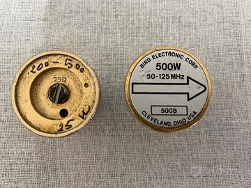 2 Tappi per wattmetro Bird 43 25D e 500B elements