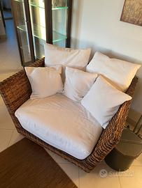 Poltrona rattan