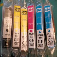 Cartucce 364 per stampante hp
