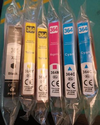 Cartucce 364 per stampante hp