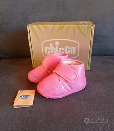Chicco Pantofole scarpe primipassi neonata rosa 19