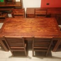 Mobili Soggiorno Legno in Stile Etnico