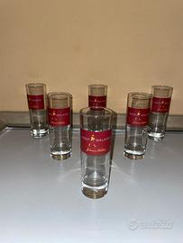 SET 6 BICCHIERI WHISKY JOHNNIE WALKER KEEP WALKING