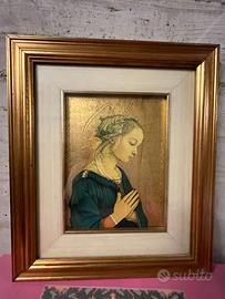 Quadro antico/decorativo Madonna di profilo