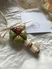 Thun chiave con quadrifoglio e coccinella