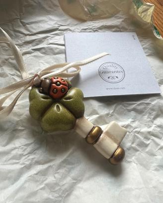 Thun chiave con quadrifoglio e coccinella