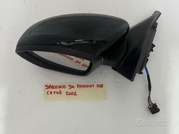 SPECCHIETTO RETROVISORE SINISTRO PEUGEOT 208 Serie