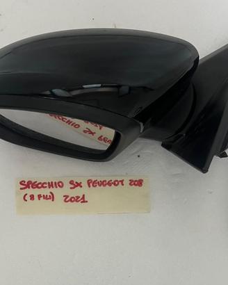 SPECCHIETTO RETROVISORE SINISTRO PEUGEOT 208 Serie