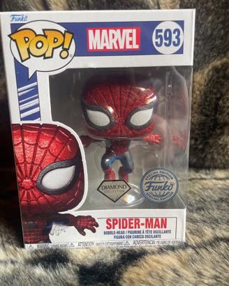 Funko Pop! Spider-Man #593 – Diamond Collection